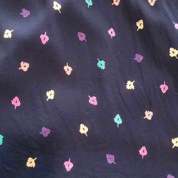 American Eagle Outfitters Cold Shoulder Leaf Midi Dress Size Small - Picture 4 of 13